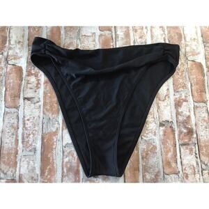 Hollister Swim Ladies Medium Black Swim Bottoms High Waisted Tummy Control